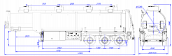 SF3340.4S_06, 40 m3, 4 compartments, fifth-wheel 1350 SF3340.4S_06, 40 m3, 4 compartments, fifth-wheel 1350 - ЗАО «Сеспель»