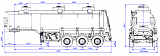 SF3328_3S_05, fifth-wheel 1355, 3 compartments, 28 m3 - 1 |  ЗАО «Сеспель»