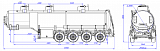 4-axle steel semitrailer SF4332.3S_11 - 1 |  ЗАО «Сеспель»