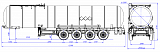 4-axle steel semitrailer Bitumen Tanker SF4B32.1S_11 - 1 |  ЗАО «Сеспель»