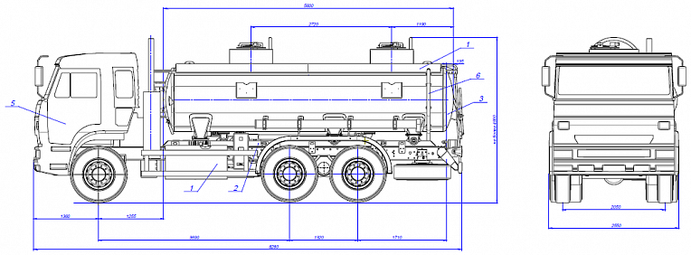 Tank Trucks 465175-12 65115 - технические характеристики