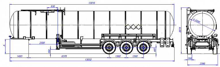 Bitumen Tankers - технические характеристики