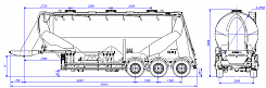 SF3U39.3A_05, fifth-wheel 1250, 3 compartments SF3U39.3A_05, fifth-wheel 1250, 3 compartments - ЗАО «Сеспель»