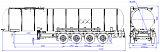 4-axle steel semitrailer Bitumen Tanker SF4B32.1S_16 - 1 |  ЗАО «Сеспель»