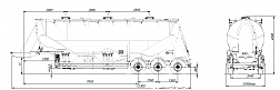 SF3U48_3A_13 fifth-wheel 1250, 3 compartments SF3U48_3A_13 fifth-wheel 1250, 3 compartments - ЗАО «Сеспель»
