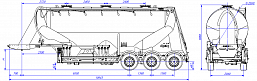 SF3U39.3A_03, fifth-wheel 1350, 3 compartments SF3U39.3A_03, fifth-wheel 1350, 3 compartments - ЗАО «Сеспель»
