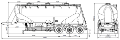 SF3U39.2A_03, fifth-wheel 1150, 2 compartments SF3U39.2A_03, fifth-wheel 1150, 2 compartments - ЗАО «Сеспель»