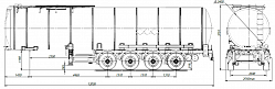 SF4B38.1S_03, 38 m3, fifth-wheel 1150 SF4B38.1S_03, 38 m3, fifth-wheel 1150 - ЗАО «Сеспель»