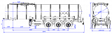 SF3B25_1S_12, fifth-wheel 1250, 25 m3, 1 compartment - 1 |  ЗАО «Сеспель»
