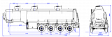 4-axle steel semitrailer SF4332.3S_13 - 1 |  ЗАО «Сеспель»