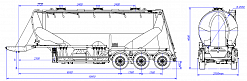 SF3U39.3A_12, fifth-wheel 1150, 3 compartments SF3U39.3A_12, fifth-wheel 1150, 3 compartments - ЗАО «Сеспель»