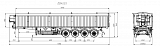Semi-trailer Grain Truck DB4U55, 55 m3 - 1 |  ЗАО «Сеспель»