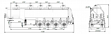 4-axle aluminum semitrailer SF4338.5A_09 Oil Tanker - 1 |  ЗАО «Сеспель»