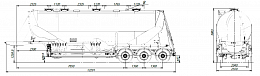 SF3U48_4A_03 fifth-wheel 1250, 4 compartments SF3U48_4A_03 fifth-wheel 1250, 4 compartments - ЗАО «Сеспель»