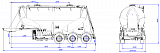 SF3U30_1Afifth-wheel 1250, 1 compartment_02 cement - 1 |  ЗАО «Сеспель»