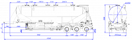 SF3U48_5A_01 fifth-wheel 1250, 5 compartments SF3U48_5A_01 fifth-wheel 1250, 5 compartments - ЗАО «Сеспель»