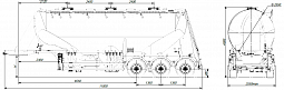 SF3U39.3A_17, fifth-wheel 1150, 3 compartments SF3U39.3A_17, fifth-wheel 1150, 3 compartments - ЗАО «Сеспель»