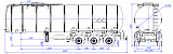 SF3B38.1S_07, 38 m3, 1 compartment, fifth-wheel 1250 - 1 |  ЗАО «Сеспель»