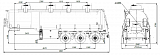 SF3328_4S_32, fifth-wheel 1150, 4 compartments, 28 m3 - 1 |  ЗАО «Сеспель»