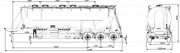 SF3U48_5A_02 fifth-wheel 1150, 5 compartments SF3U48_5A_02 fifth-wheel 1150, 5 compartments - ЗАО «Сеспель»