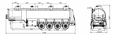 4-axle aluminum semitrailer SF4338.4A_03 Oil Tanker - 1 |  ЗАО «Сеспель»
