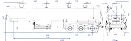 SF3340.4S_03, 40 m3, 4 compartments, fifth-wheel 1450 SF3340.4S_03, 40 m3, 4 compartments, fifth-wheel 1450 - ЗАО «Сеспель»