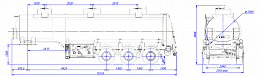 SF3330_3A_03, 30 m3, 3 compartments, fifth-wheel 1250 SF3330_3A_03, 30 m3, 3 compartments, fifth-wheel 1250 - ЗАО «Сеспель»