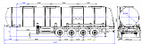 SF4032.4N_01, 32 m3, 4 compartments, fifth-wheel 1250 - 1 |  ЗАО «Сеспель»