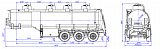 SF3328_4S_07, fifth-wheel 1250, 4 compartments, 28 m3 - 1 |  ЗАО «Сеспель»