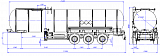 96487C fifth-wheel 1150, 1 compartment_30 bitumen - 1 |  ЗАО «Сеспель»