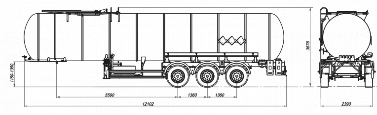 Bitumen Tankers - технические характеристики