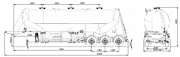 SF3U48_3A_18 fifth-wheel 1150, 3 compartments SF3U48_3A_18 fifth-wheel 1150, 3 compartments - ЗАО «Сеспель»