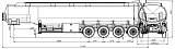 4-axle aluminum semitrailer SF4338.5A_100 Oil Tanker - 1 |  ЗАО «Сеспель»