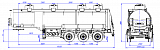 SF3330_4A_03, 30 m3, 4 compartments, fifth-wheel 1200 - 1 |  ЗАО «Сеспель»