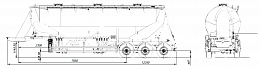 SF3U48_3A_19 fifth-wheel 1150, 3 compartments SF3U48_3A_19 fifth-wheel 1150, 3 compartments - ЗАО «Сеспель»