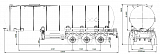SF3B38.1S_16, 38 m3, 1 compartment, fifth-wheel 1350 - 1 |  ЗАО «Сеспель»