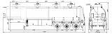 SF3340.4S_09, 40 m3, 4 compartments, fifth-wheel 1460 - 1 |  ЗАО «Сеспель»