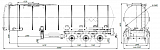 SF3B38.1S_12, 38 m3, 1 compartment, fifth-wheel 1250 - 1 |  ЗАО «Сеспель»
