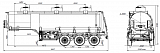 SF3328_3S_36, fifth-wheel 1450, 3 compartments, 28 m3 - 1 |  ЗАО «Сеспель»
