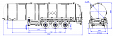 Tanker SF3928.3N_03, 28 m3, 1 compartments, fifth-wheel 1250 - 1 |  ЗАО «Сеспель»