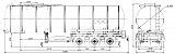SF3B38.1S_10, 38 m3, 1 compartment, fifth-wheel 1250 - 1 |  ЗАО «Сеспель»