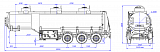 SF3330.3S_06, fifth-wheel 1250, 30 m3, 3 compartments - 1 |  ЗАО «Сеспель»