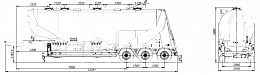 SF3U48_4A_04 fifth-wheel 1250, 4 compartments SF3U48_4A_04 fifth-wheel 1250, 4 compartments - ЗАО «Сеспель»