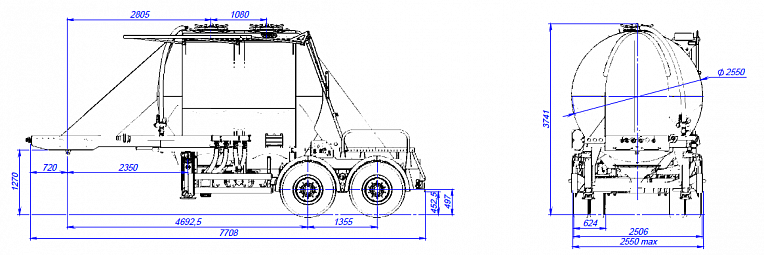 Bulk Cement Trucks - технические характеристики