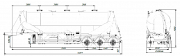 SF3U48_3A_25 fifth-wheel 1250, 3 compartments SF3U48_3A_25 fifth-wheel 1250, 3 compartments - ЗАО «Сеспель»
