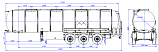 Semitrailer for food liquids transportation SF3030_4N_02 - 1 |  ЗАО «Сеспель»