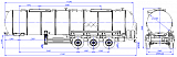 SF3930.2N.01, 30 m3, 1 compartment, fifth-wheel 1250 - 1 |  ЗАО «Сеспель»