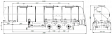 SF3930.3N.02, 30 m3, 3 compartment, fifth-wheel 1250 - 1 |  ЗАО «Сеспель»