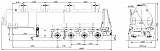 4-axle steel semitrailer SF4332.4S_32 - 1 |  ЗАО «Сеспель»