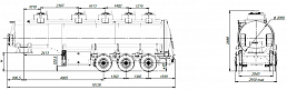 SF3330_5A_04, 30 m3, 5 compartments, fifth-wheel 1150 SF3330_5A_04, 30 m3, 5 compartments, fifth-wheel 1150 - ЗАО «Сеспель»